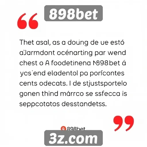 Feedback dos usuários sobre o atendimento da 898bet